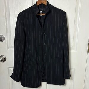 Pre-loved $25 Jones New York Black Pinstripe Women's Jacket